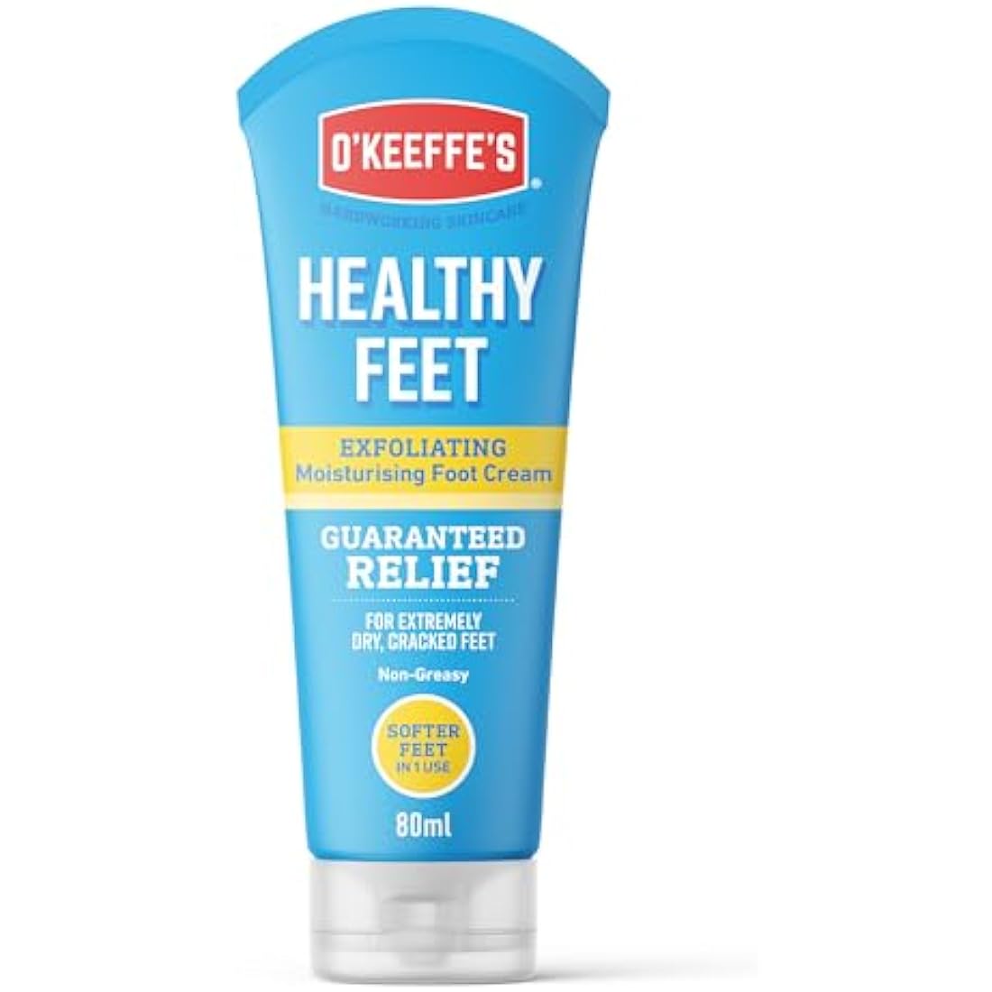 O'Keeffe's Healthy Feet Exfoliating Foot Cream for Dry Skin – 5 Pack