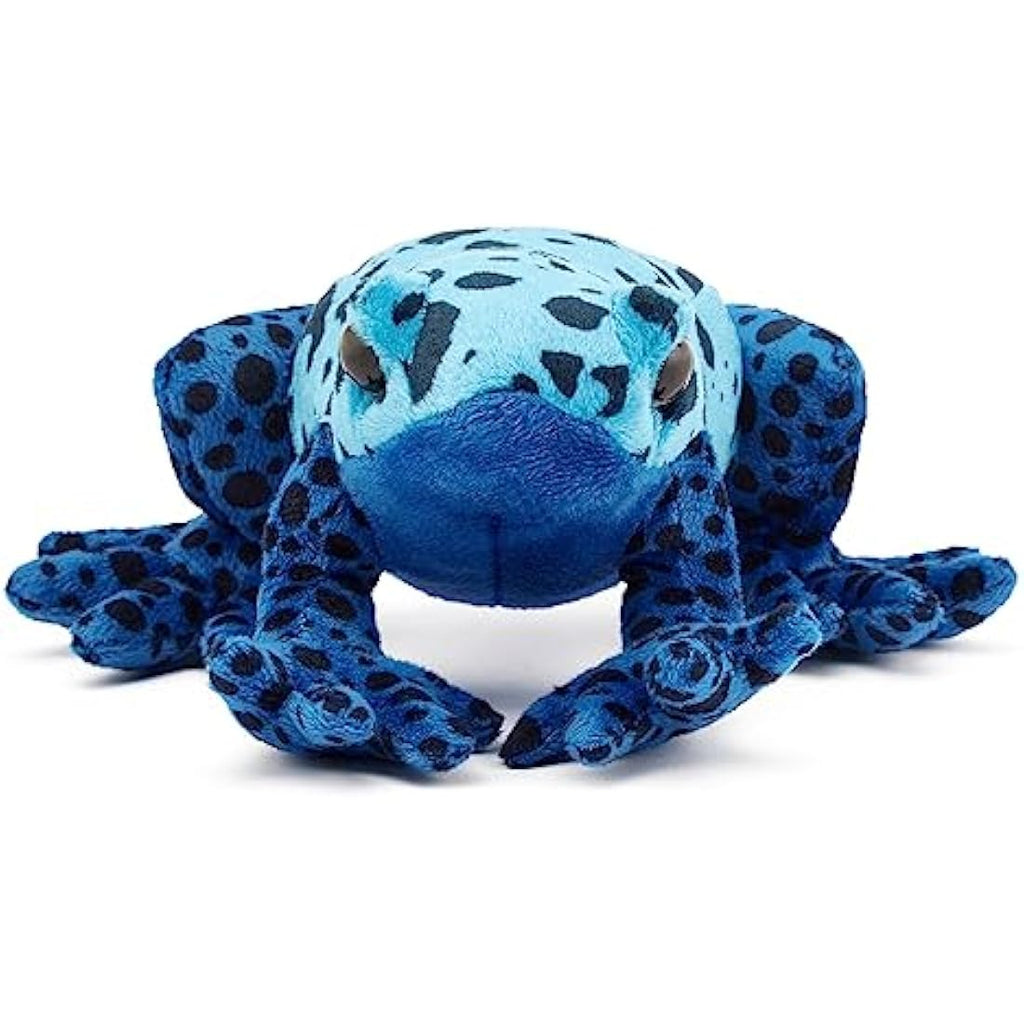 Zappi Co Blue Poison Dart Frog - 15cm Recycled Eco-Friendly Plush Toy
