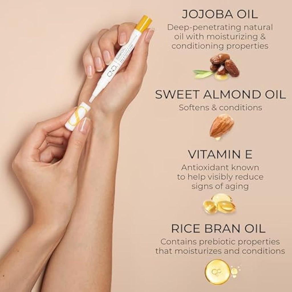CND SolarOil Nail & Cuticle Care Pen with Vitamin E - 2.5 ml Treatment