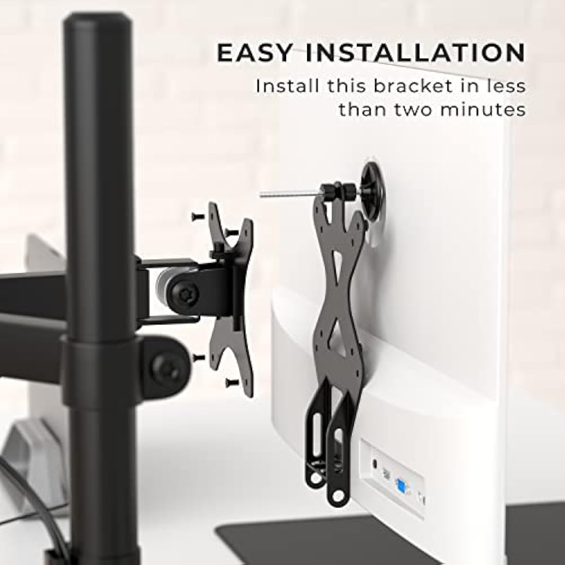 HumanCentric VESA Mount Adapter for HP 22er, 24f, 27er & 27fw Monitors
