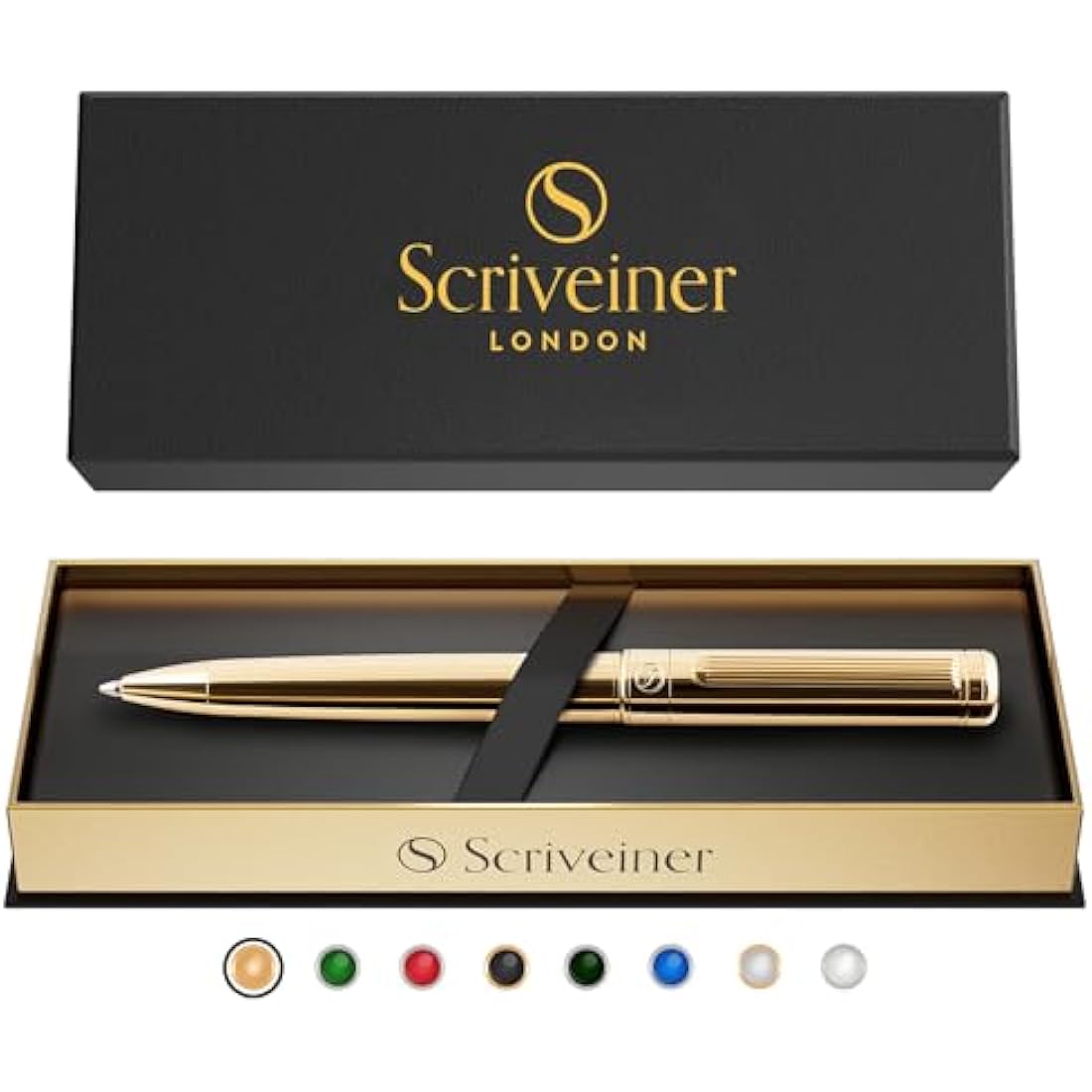 Gold Ballpoint Pen – Luxury Executive Schmidt Refill