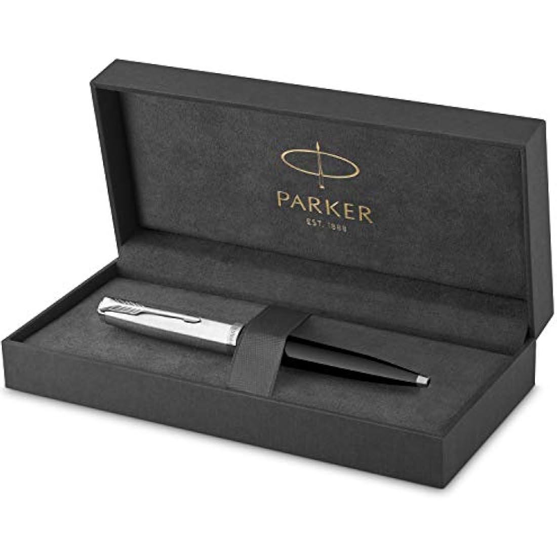 Parker 51 Ballpoint Pen – Black with Chrome Trim, Medium Point
