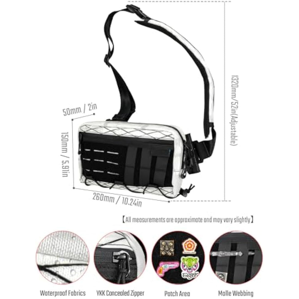 Tactical Geek Cache L3 EDC Sling Bag – Lightweight Nylon Crossbody Daypack