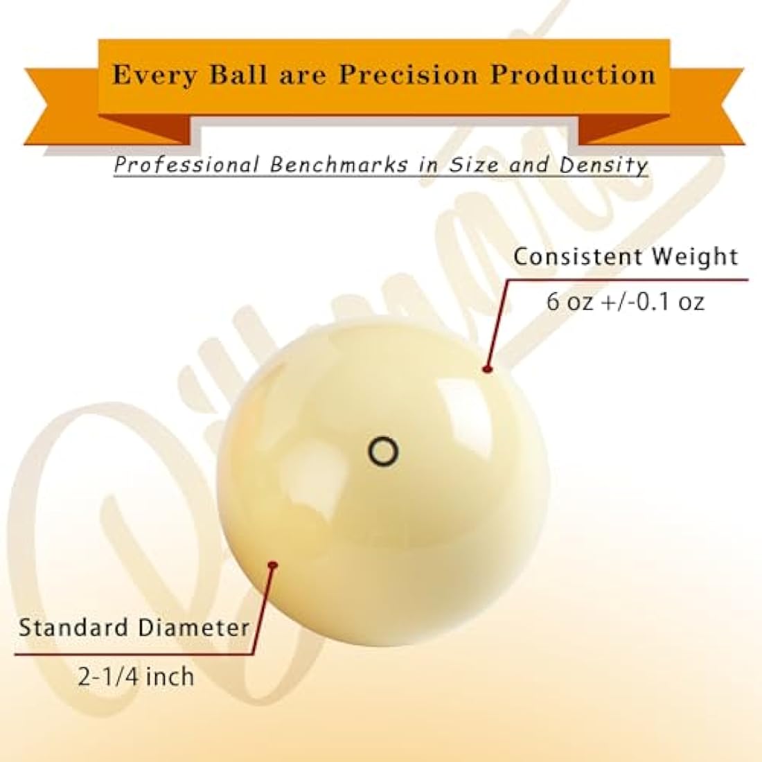 Billmart Tournament Grade Billiard Ball Set – 16 Standard 2.25" Pool Balls