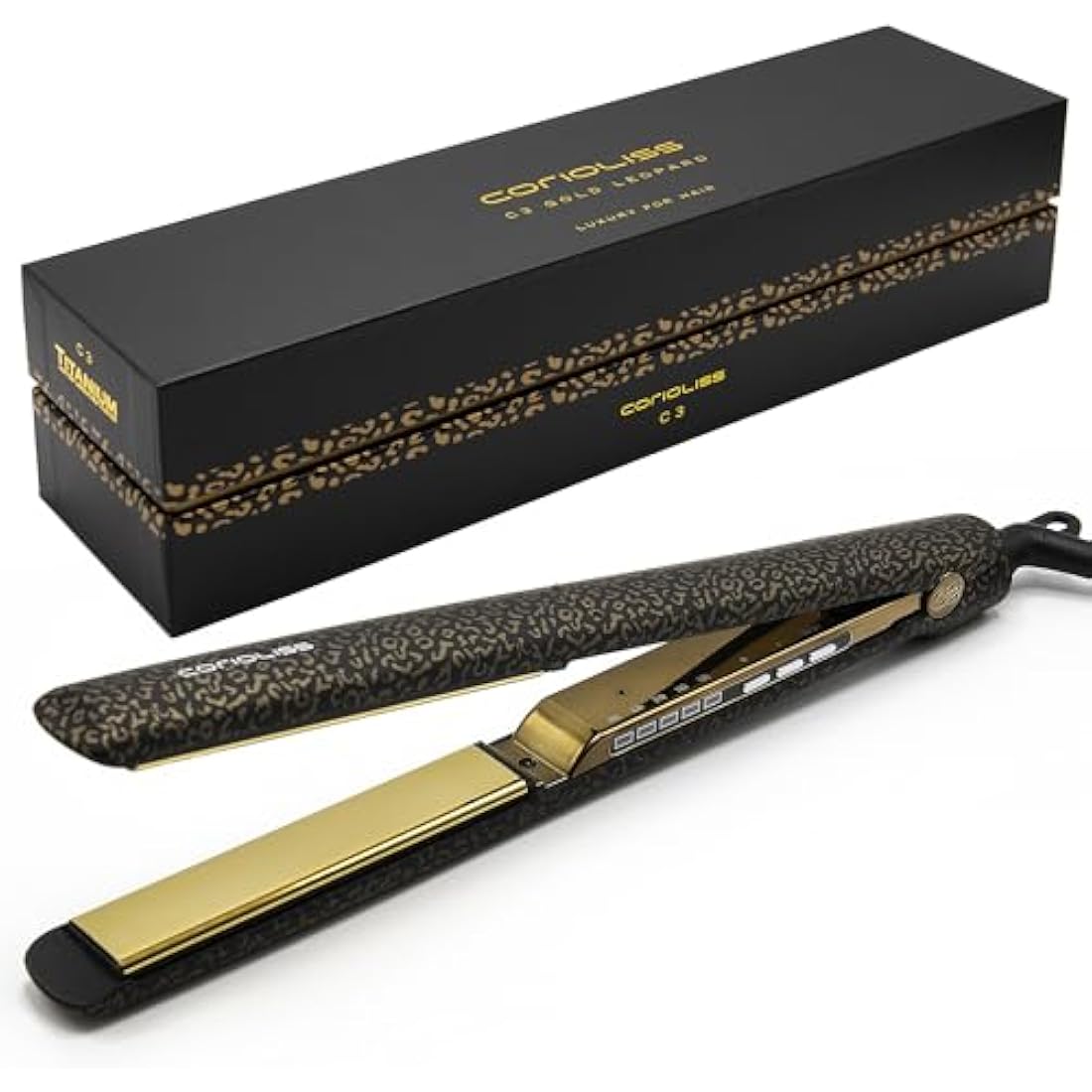 Corioliss C3 Titanium Hair Straightener | Professional Ionic Flat Iron