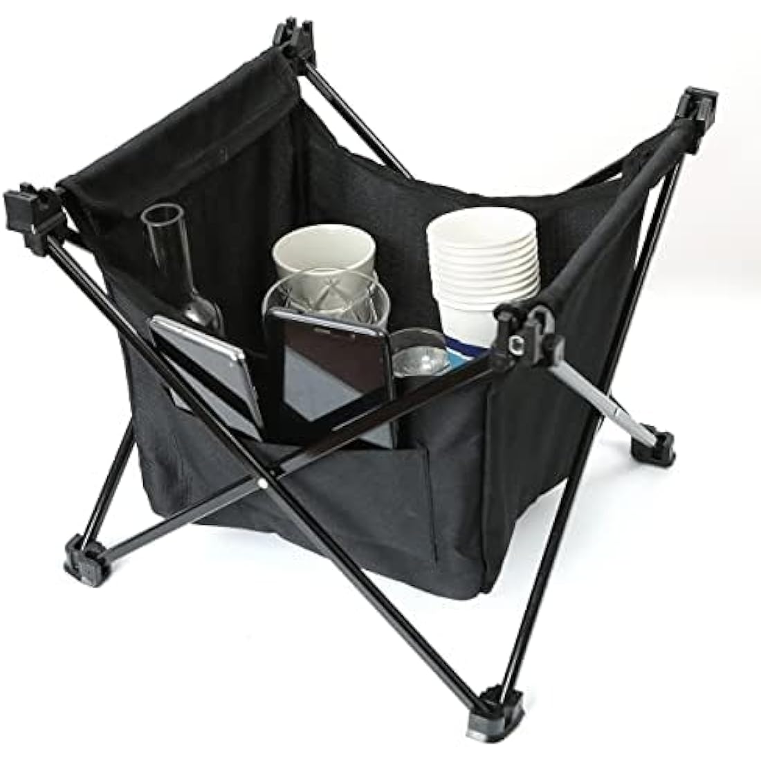 Rock Cloud Ultralight Folding Camping Table with Storage Bag – Wood Grain