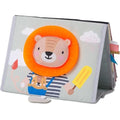 Taf Toys Savannah Tummy-Time Sensory Baby Book with Mirror & Teether