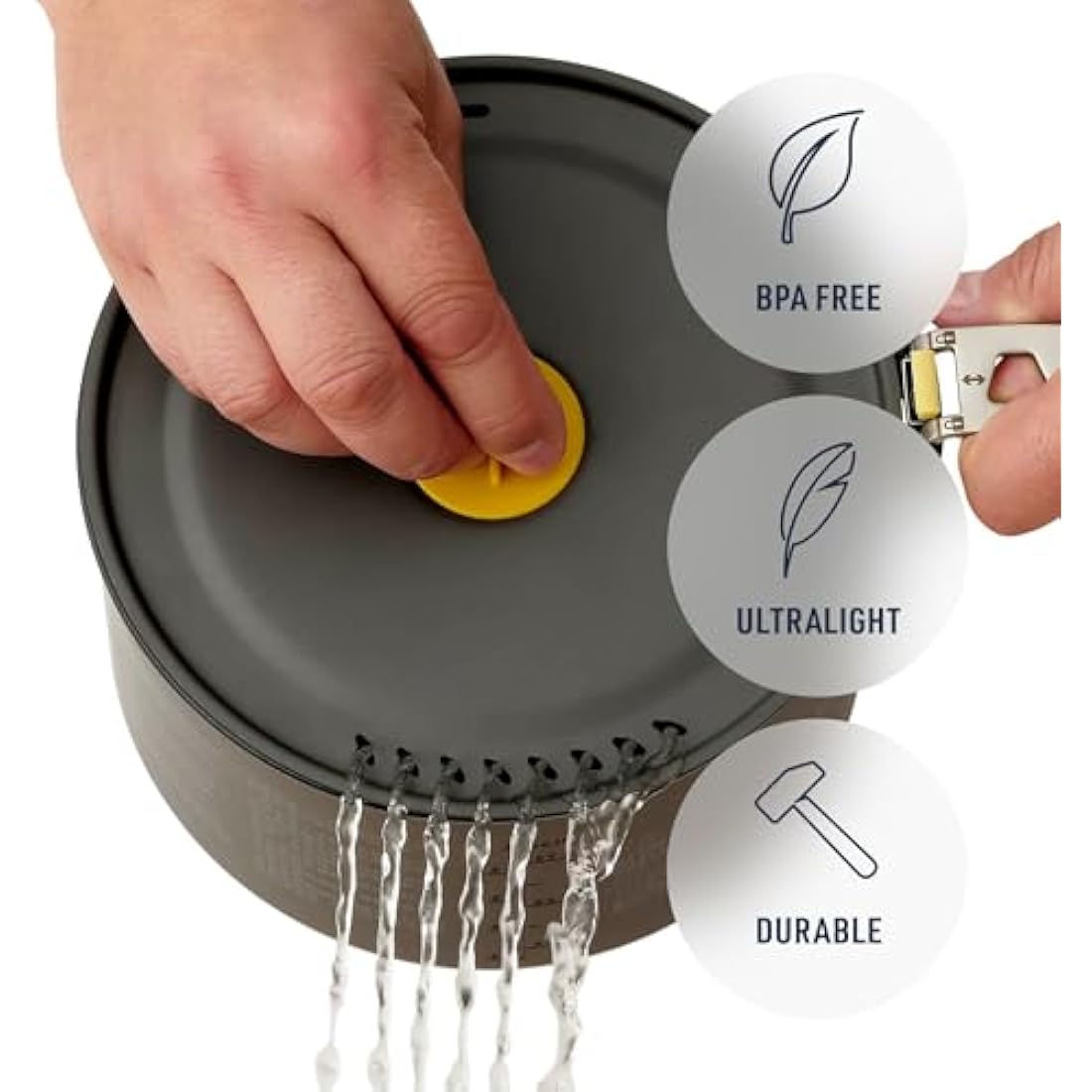 Sea to Summit Frontier Ultralight 1.3L Non-Stick Camping Pot – 212g