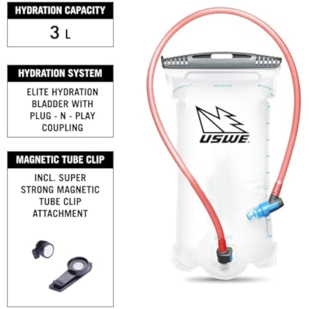 USWE Moto Hydro 8L Hydration Pack – Bounce Free Enduro Motorcycle Backpack