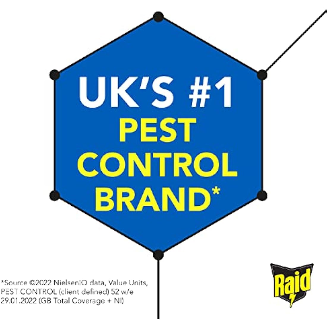 Raid Rapid Action Fly & Wasp Killer Spray, Indoor Use - 6 x 300ml