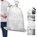 Capra Falconeri Clear Bin Liners – 200 Large 85L Heavy Duty Sacks