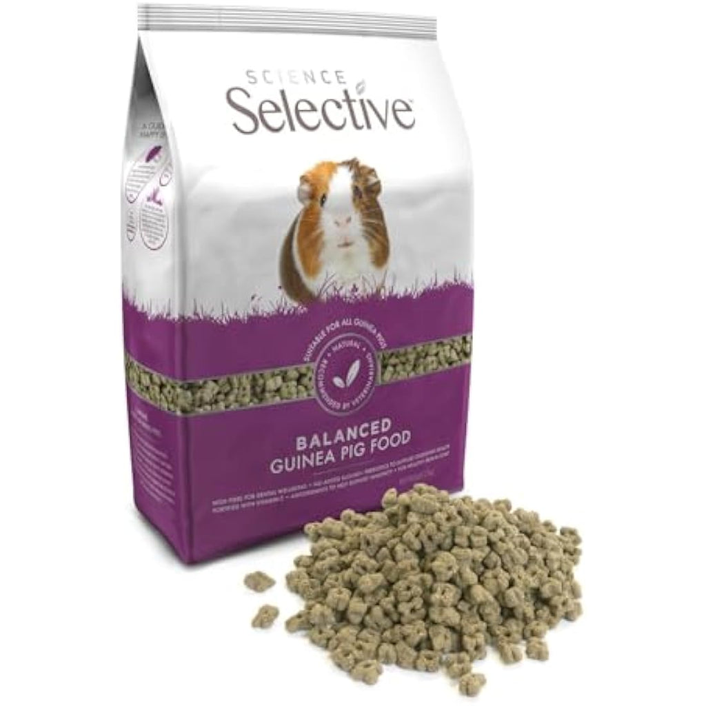 Supreme Science Selective Guinea Pig Food - High Fibre & Vitamin C 1.5kg