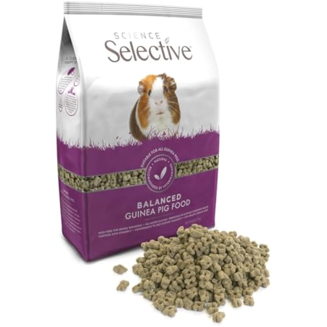 Supreme Science Selective Guinea Pig Food - High Fibre & Vitamin C 1.5kg