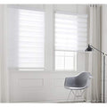 Taiyuhomes Zebra Roller Blind – White Day and Night Blackout Curtains