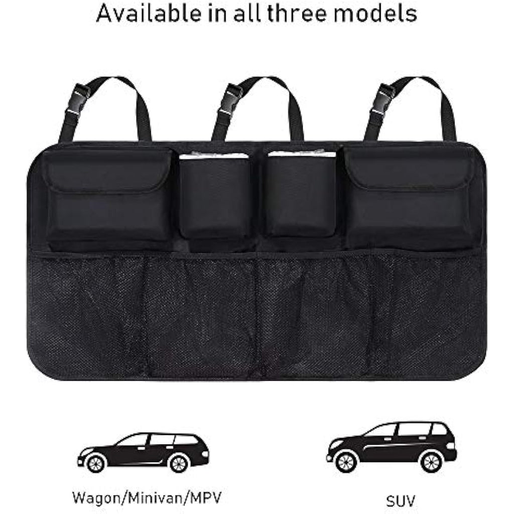Jolof Store Car Boot Organiser – Waterproof Back Seat Kick Mats & Storage