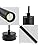Vecys 2PCS Modern COB LED Cylinder Pendant Light – 5W Black Long Tube