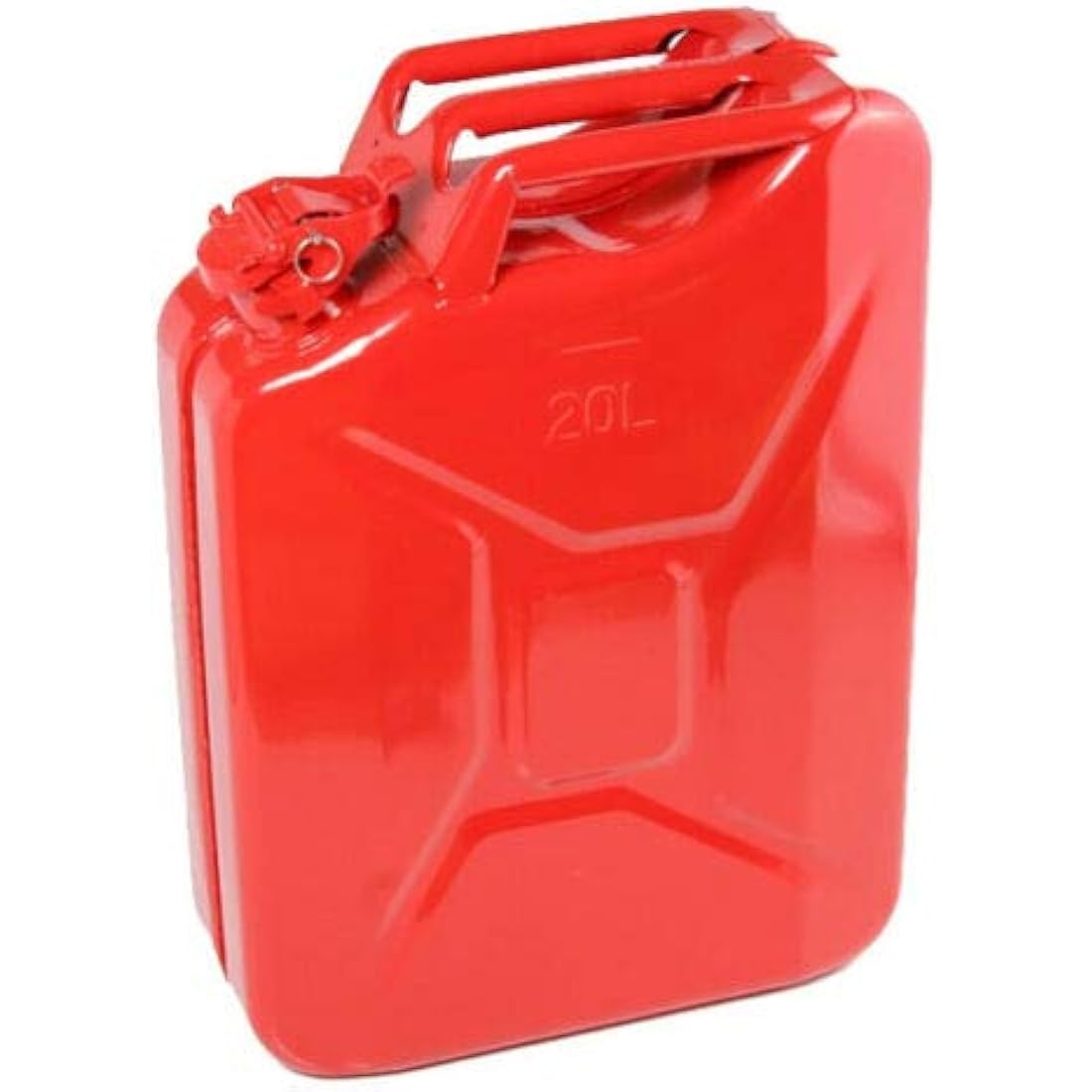 Opticare 20L Red Metal Jerry Can – UN Approved Fuel Storage Canister