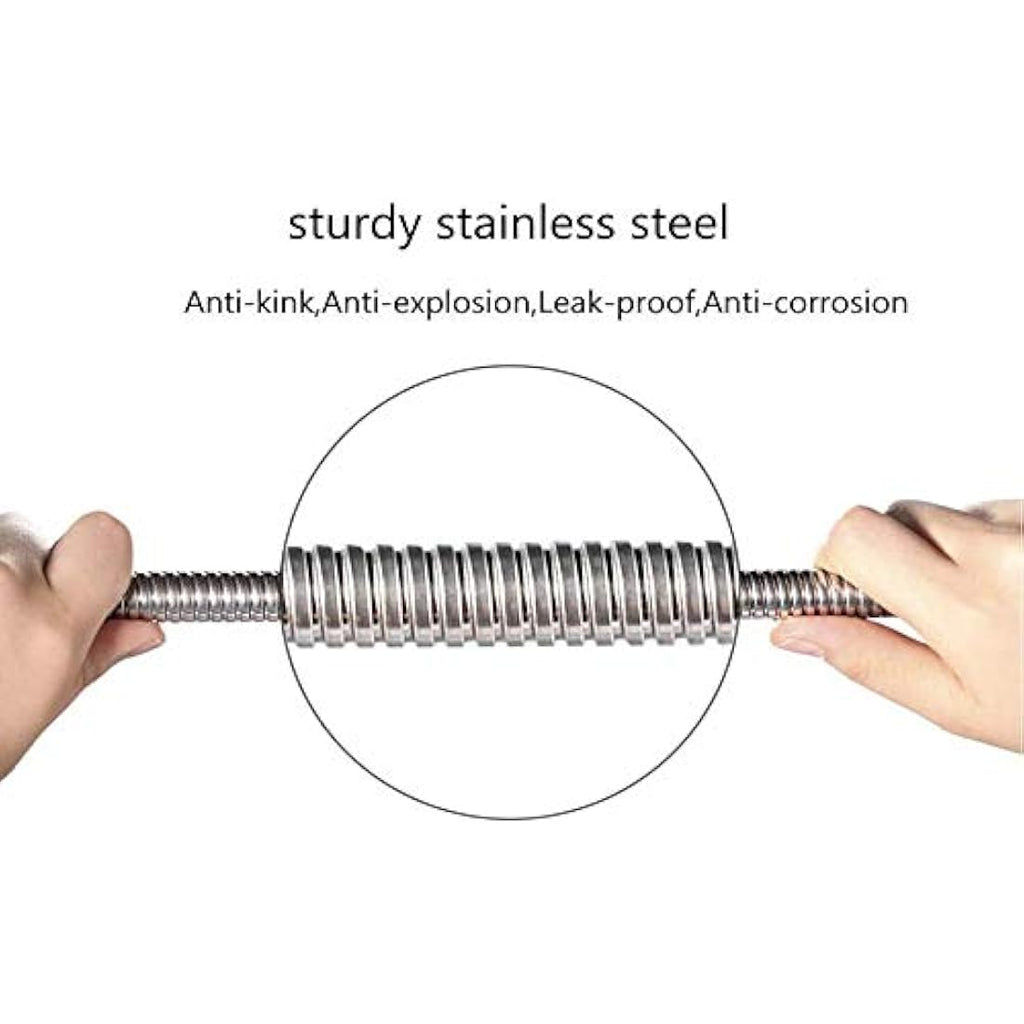 Stainless Steel Shower Hose – 300cm Extra Long Anti-Kink