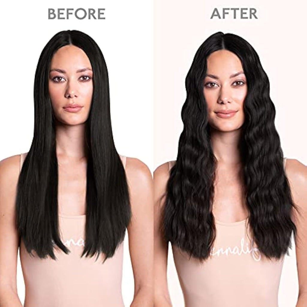 WENNALIFE Remy Human Hair Clip In Extensions | Natural Black 14" 120g