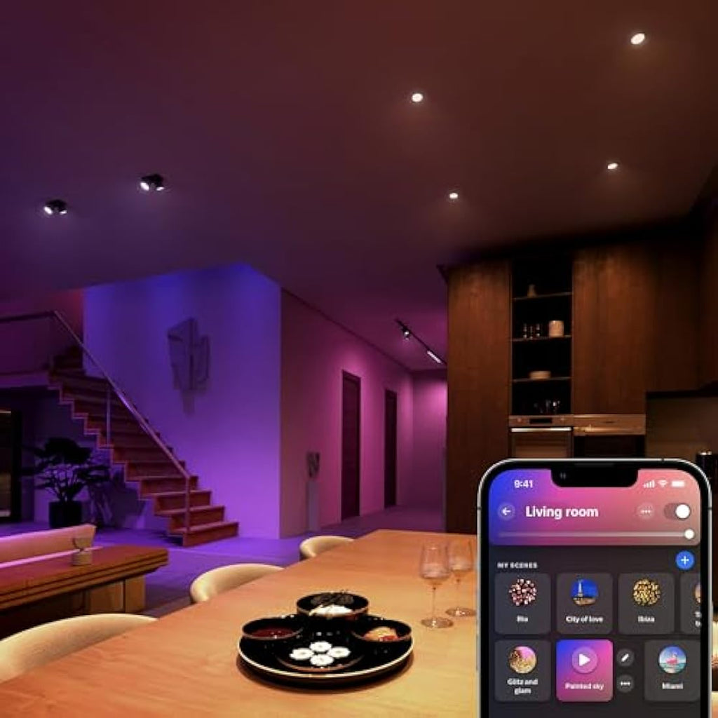 Philips Hue MR16 Smart LED Spot – White and Color Ambiance (2-Pack)