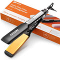 Faszin Wide Plate Titanium Hair Straightener | Ionic Flat Iron - Black