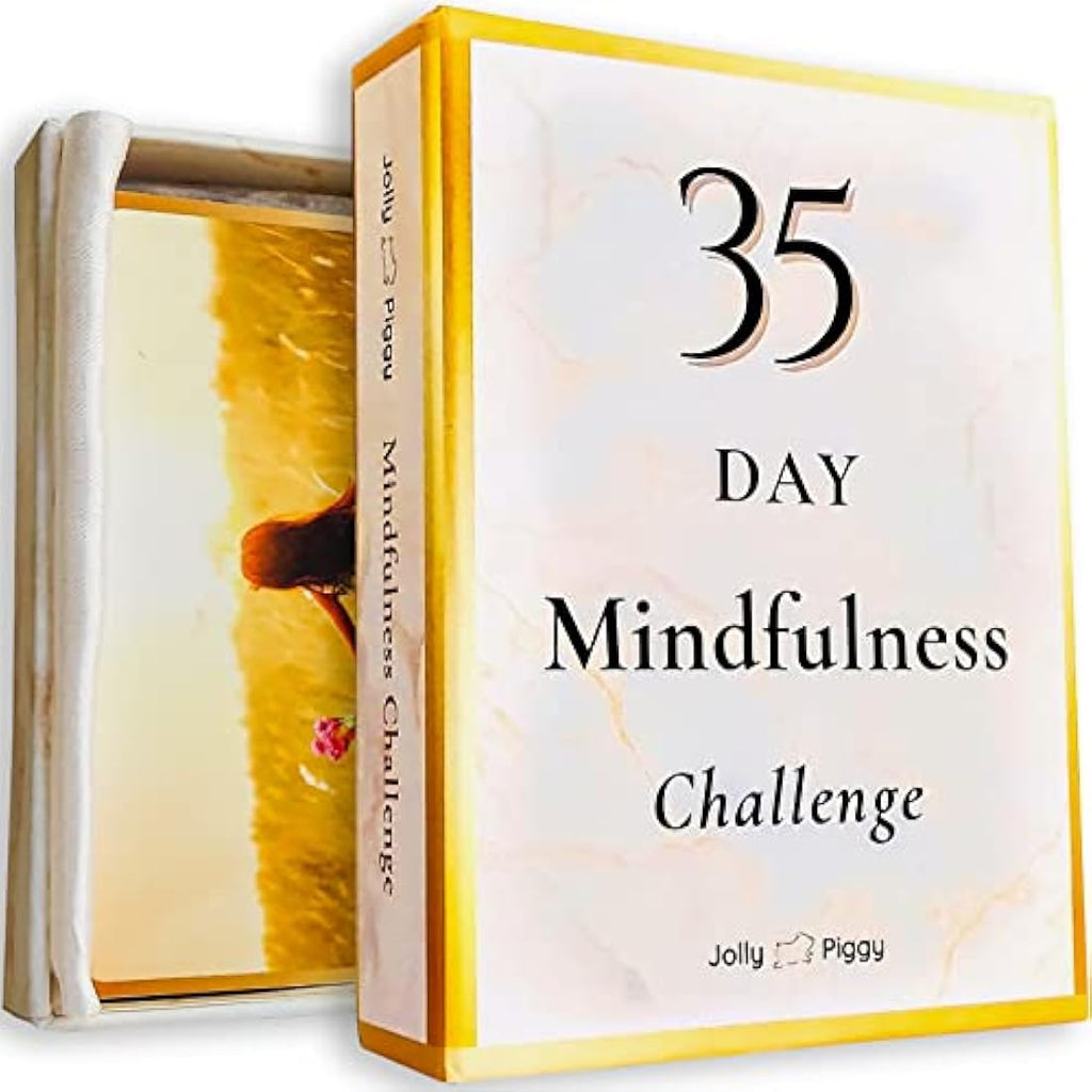 Mindfulness Challenge Cards - 35 Day Anxiety Relief Gift Set