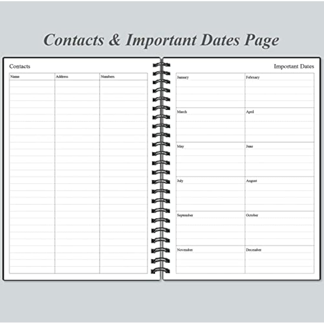 Jolof Store Undated Daily Planner – A5 Hourly Schedule & To Do List Notebook