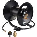 M MINGLE Heavy Duty Steel Pressure Washer Hose Reel, 150ft, 4000 PSI