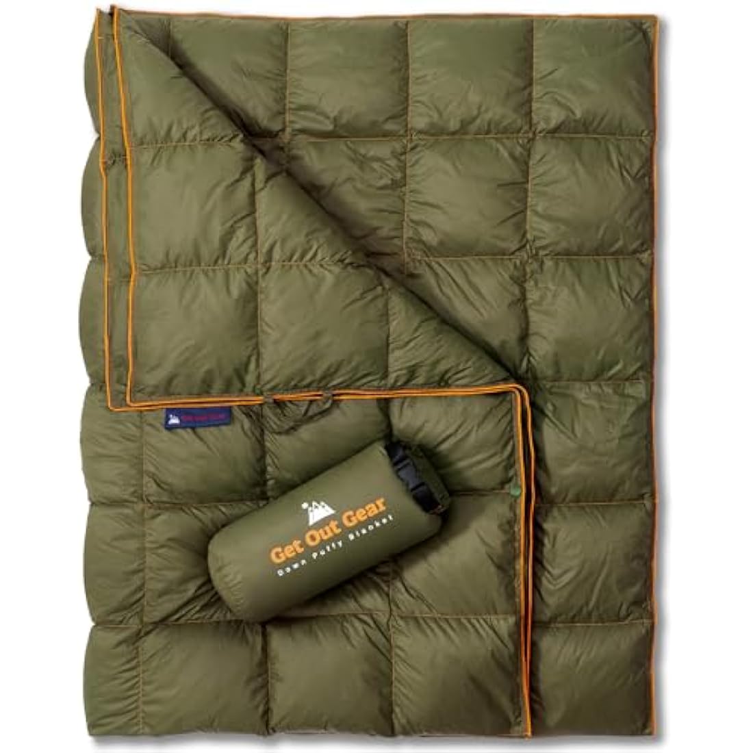 Get Out Gear Down Camping Blanket – 650 Fill Power Packable Outdoor Quilt