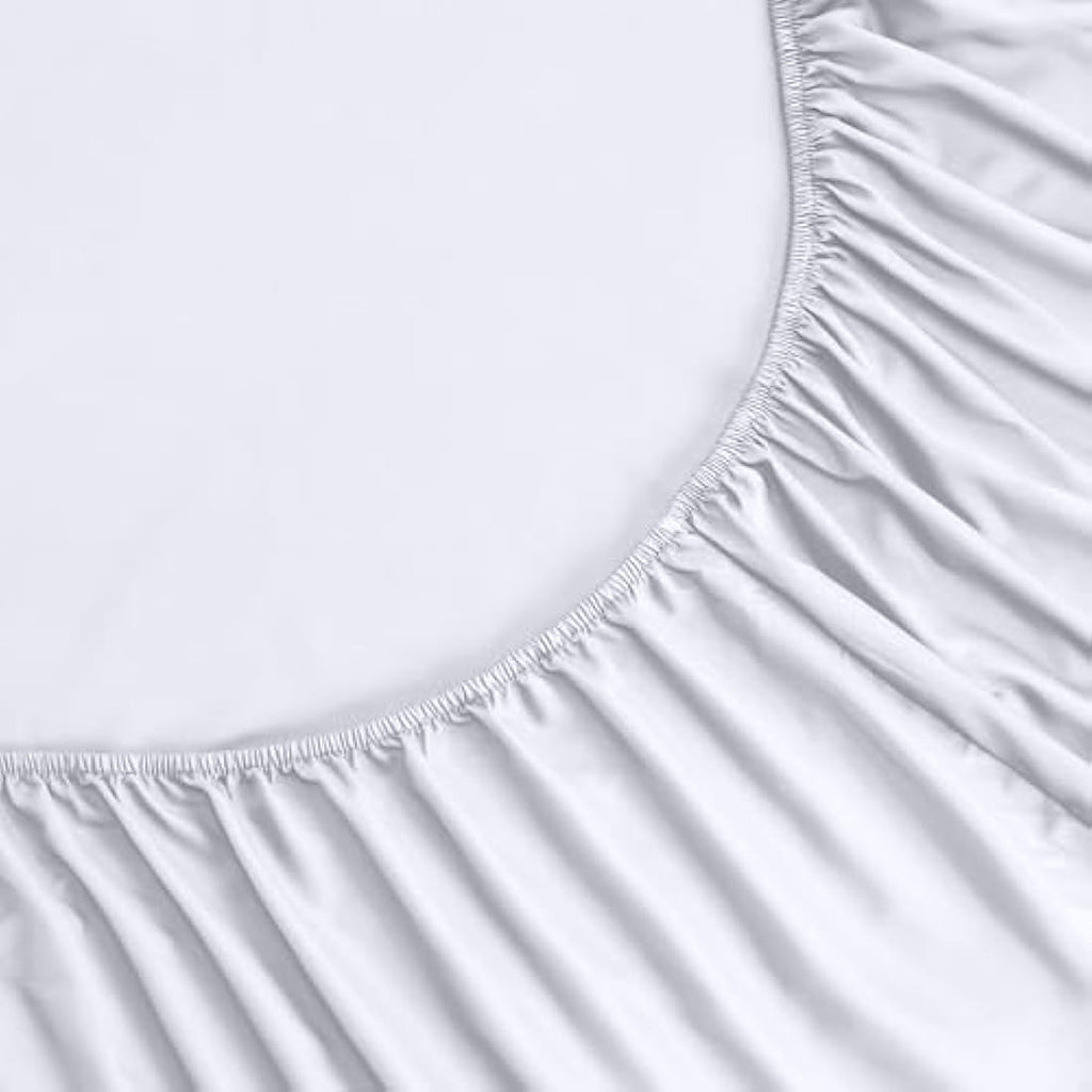 Utopia Bedding Super King Fitted Sheets - 6 Pack White Microfibre
