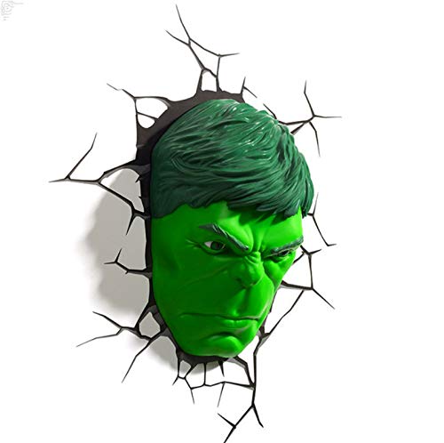 Marvel Avengers Ironman 3D LED Wall Lamp – Green Polycarbonate Light