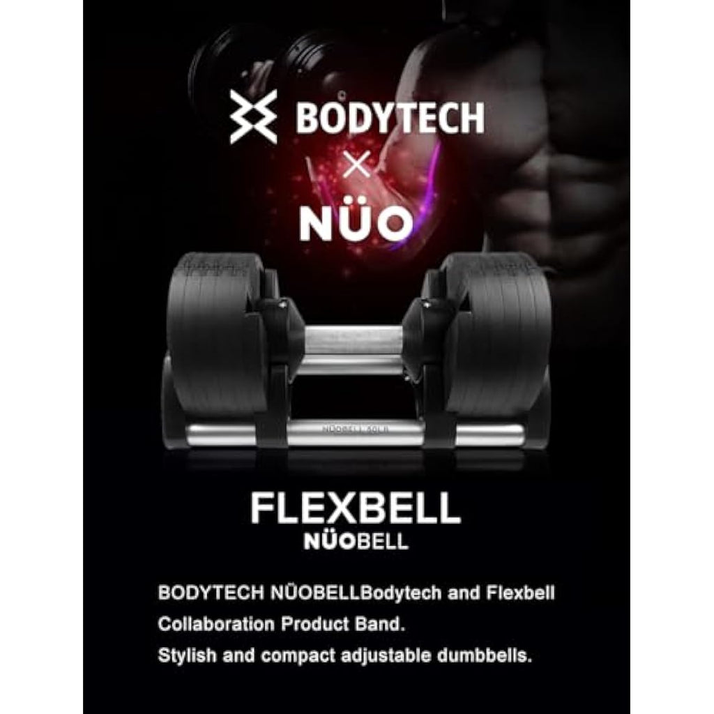 Bodytech Adjustable Dumbbell – One-Hand Weight Change Home Gym Gear