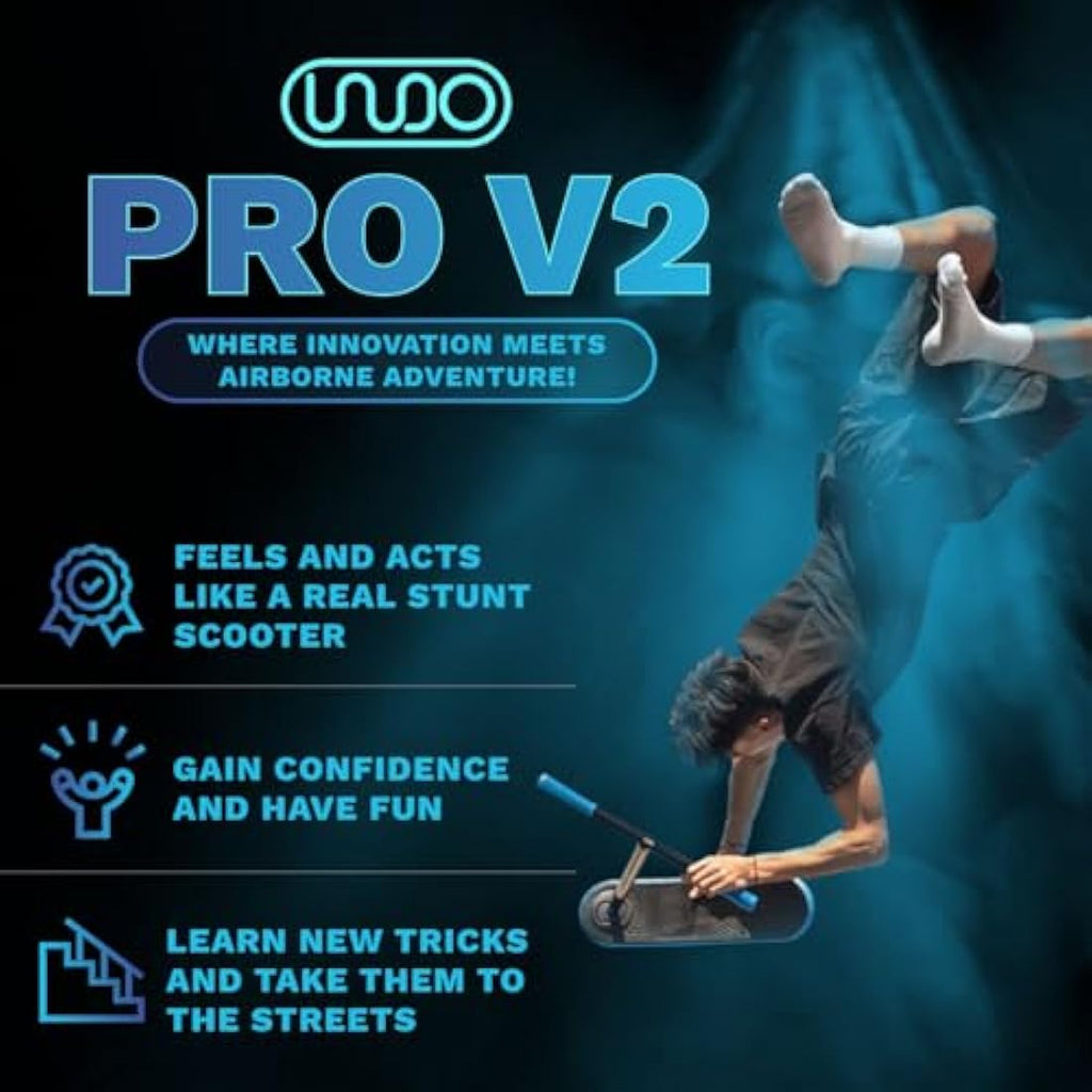 INDO Pro V2 Trampoline Trick Scooter – Aluminum Stunt Scooter