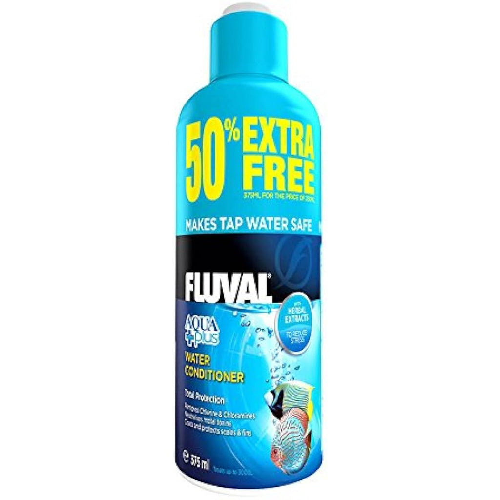 Fluval Aqua Plus Water Conditioner for Fish Tanks - 562ml Value Pack