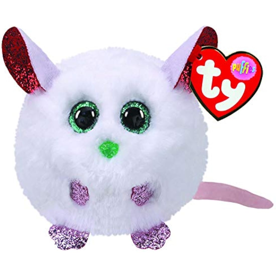 Ty Teeny Puffies Brie Christmas Mouse – 10cm Plush Stuffed Animal