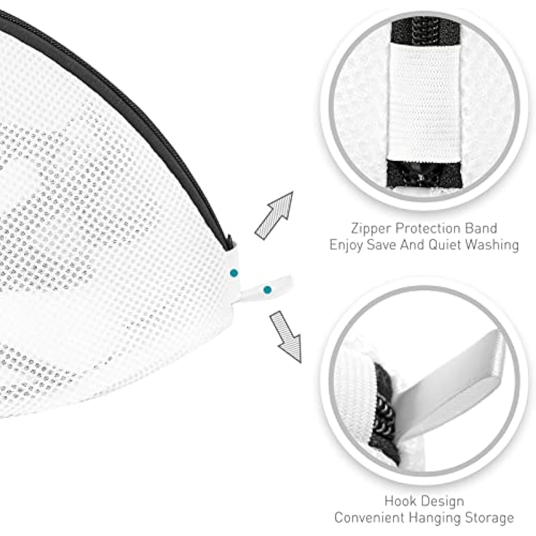 Prezon Mesh Laundry Bag for Shoes and Sneakers – Durable 2-Pack Set