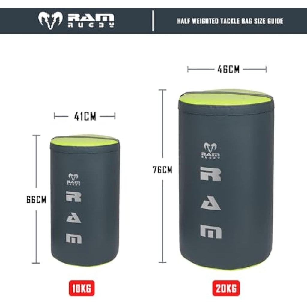 Ram Rugby Weighted Tackle Bag & Ring – Durable UK Made Training Aid