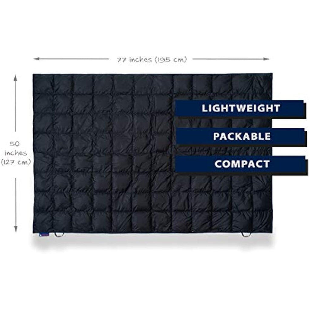 Get Out Gear Down Camping Blanket – 650 Fill Power Packable Outdoor Quilt
