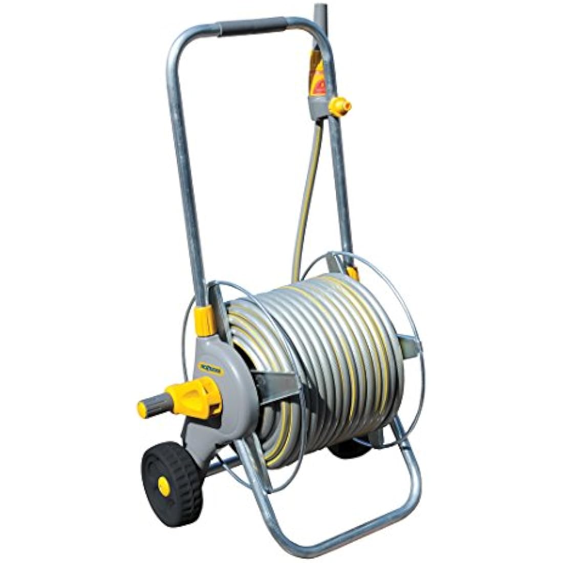 Hozelock Metal Pro Hose Reel Cart – 30m Premium Hose with Fittings