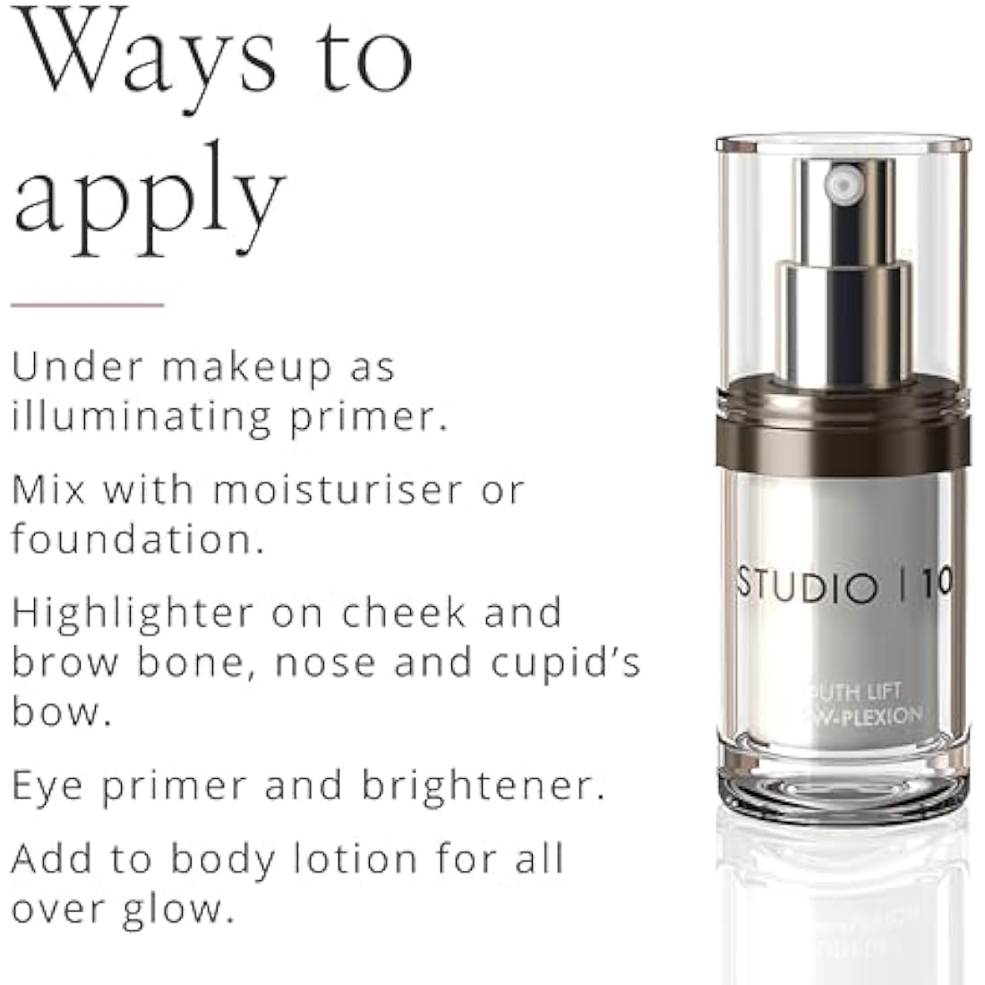 Studio10 Glow-Plexion 2-in-1 Hydrating Primer and Liquid Highlighter