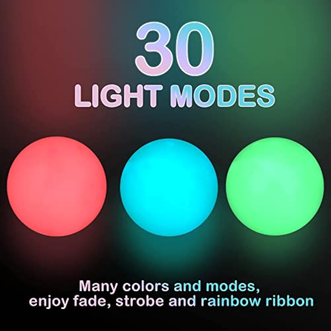 Jolof Store LED Juggling Balls – 3-Piece Rechargeable Luminous Set