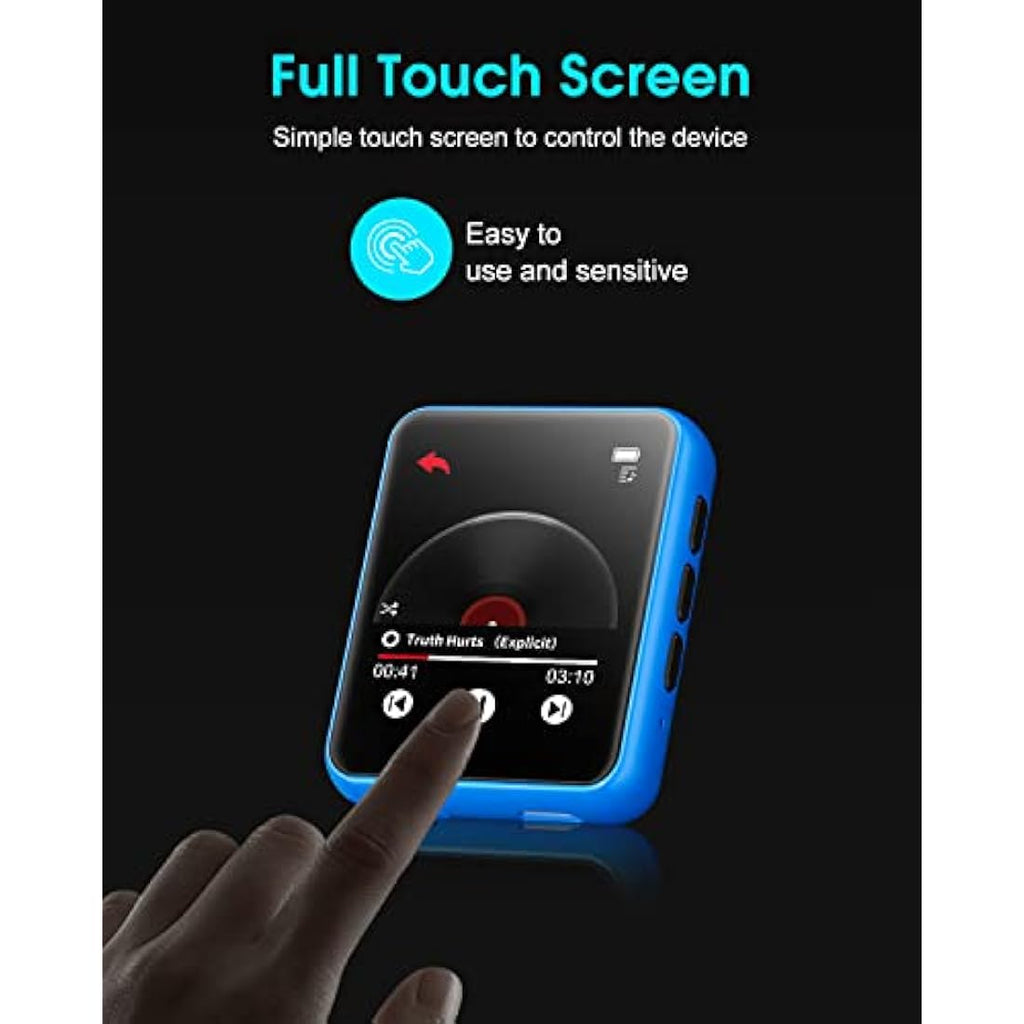 32GB MP3 Player – 2.4" Touch Screen Bluetooth 5.0 HiFi Audio