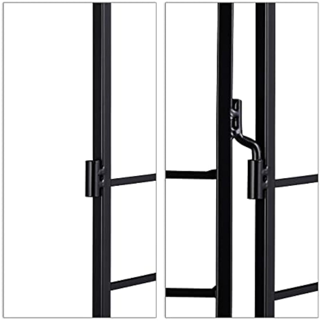 Relaxdays Metal Garden Trellis Set of 3 | Black Steel Plant Support