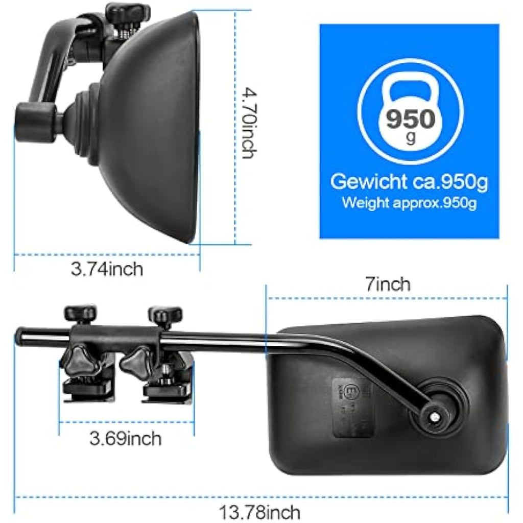 SUPAREE Universal Caravan Towing Mirrors | Clip-On Wing Mirror Extensions