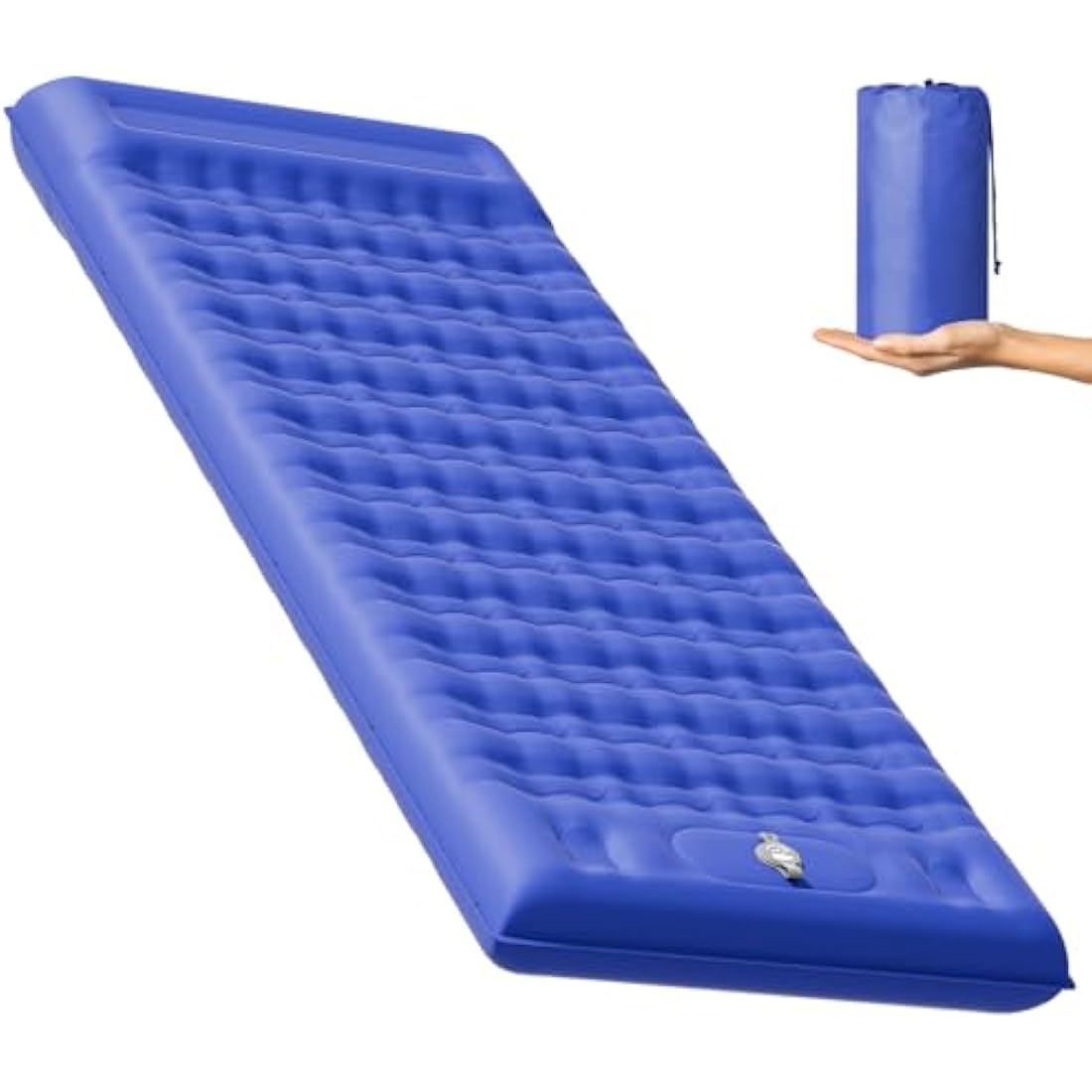 MAMBAKOTR Camping Sleeping Pad – Extra Thick Inflatable Mattress with Pump