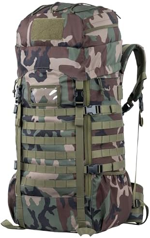 BACKFERRY 75L Tactical Backpack | Internal Frame & MOLLE System