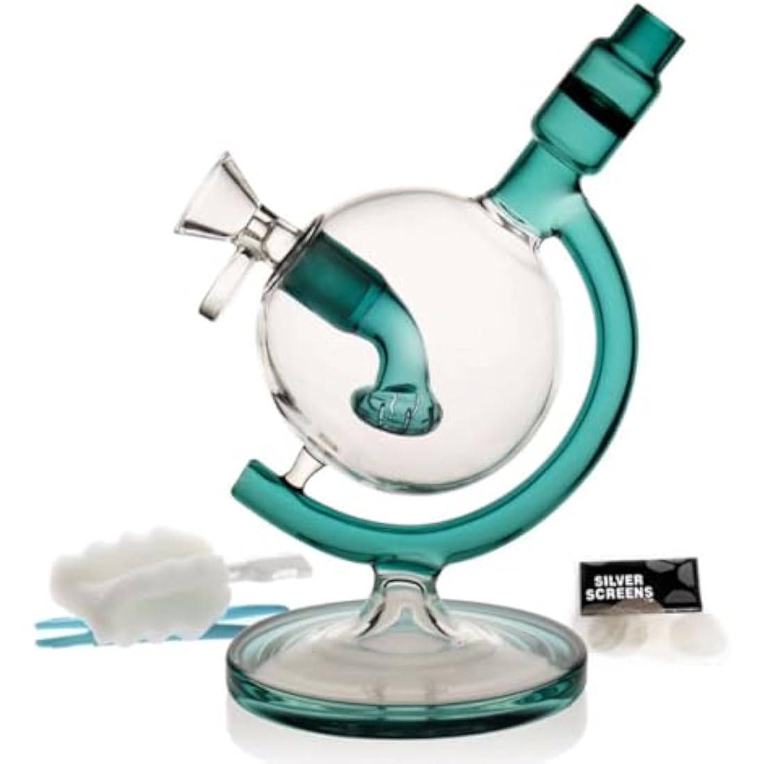 Jolof Store Glass Bong – 25cm Tornado Percolator Borosilicate Water Pipe