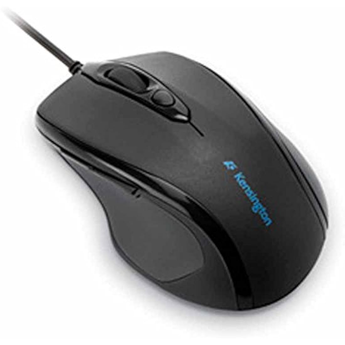 Kensington ProFit Wired Optical Mouse – Ergonomic 5-Button – Black