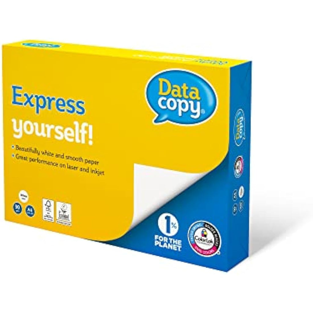 Data Copy A4 Printer Paper 90gsm - High White FSC Certified (5 Reams)