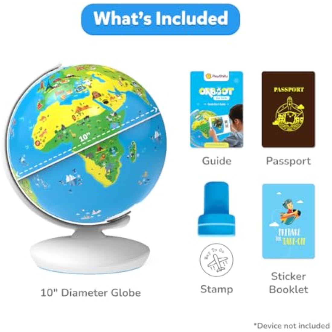 PlayShifu Orboot Earth: Interactive AR Educational Globe STEM Toy for Kids